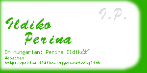 ildiko perina business card